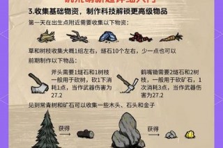 手游荒野求生主角通关全攻略：角色培养与资源管理技巧详解